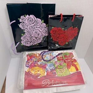 Brighton Gift Bag Lot of 3, 1 New, 2 Pre-owned